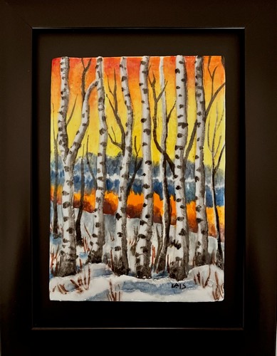 Click to view detail for LM-021 Winter Grove 5.5x3.75 $400